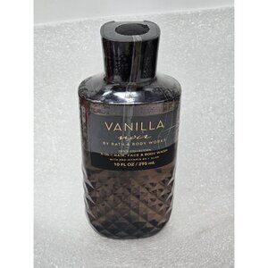 Vanilla Noir Bath & Body Works 3-In-1 Hair Face & Body Wash Mens Collection 10oz